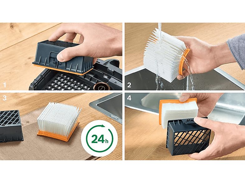 Aspirador con bolsa - BOSCH AKLBB1726190872, 600 W, Depósito 3,5 l, Negro — foto 6