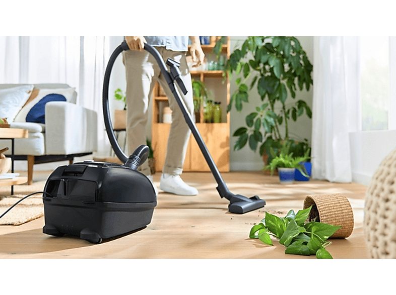 Aspirador con bolsa - BOSCH BGB38BA3T, 850 W, Depósito 4 l, Negro — foto 5