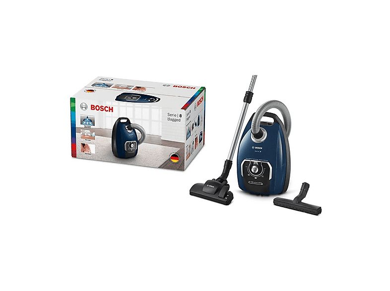 Aspirador con bolsa - BOSCH BGB75X494, 650 W, Depósito 5 l, Azul — foto 6