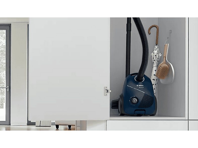 Aspirador con bolsa - BOSCH BGBS2BU1T, 850 W, Depósito 3,5 l, Negro — foto 2