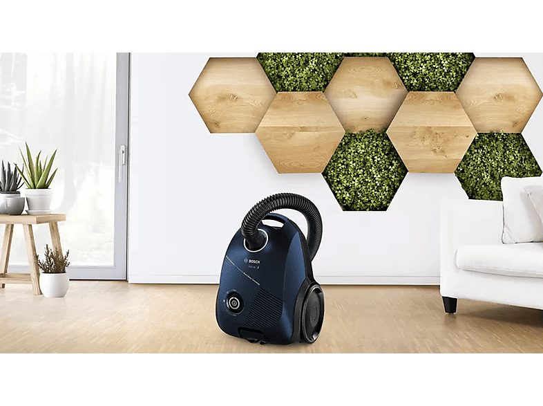 Aspirador con bolsa - BOSCH BGBS2BU1T, 850 W, Depósito 3,5 l, Negro — foto 3