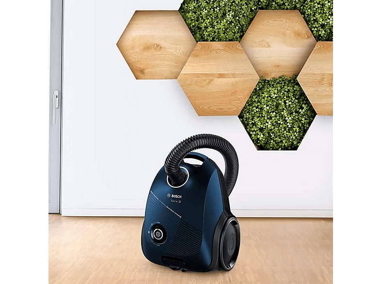 Aspirador con bolsa - BOSCH BGBS2BU1T, 850 W, Depósito 3,5 l, Negro — foto 7