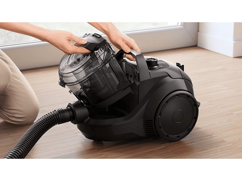 Aspirador con bolsa - BOSCH BGC21X300, 550 W, Depósito 2 l, Negro — foto 3