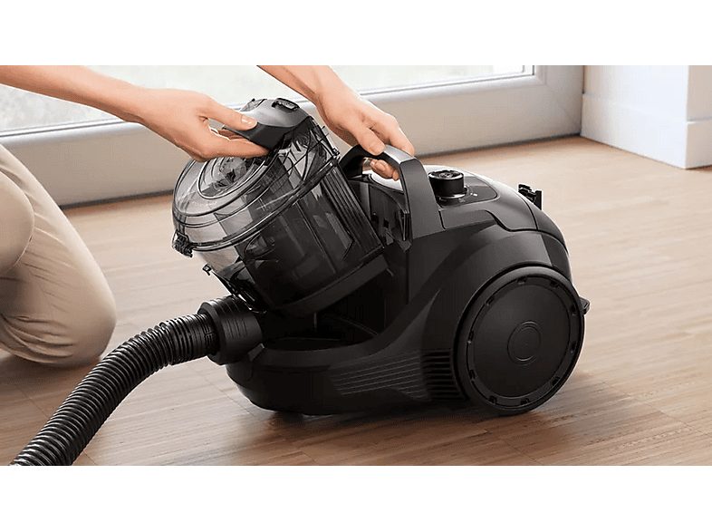Aspirador con bolsa - BOSCH BGC21X300, 550 W, Depósito 2 l, Negro — foto 4