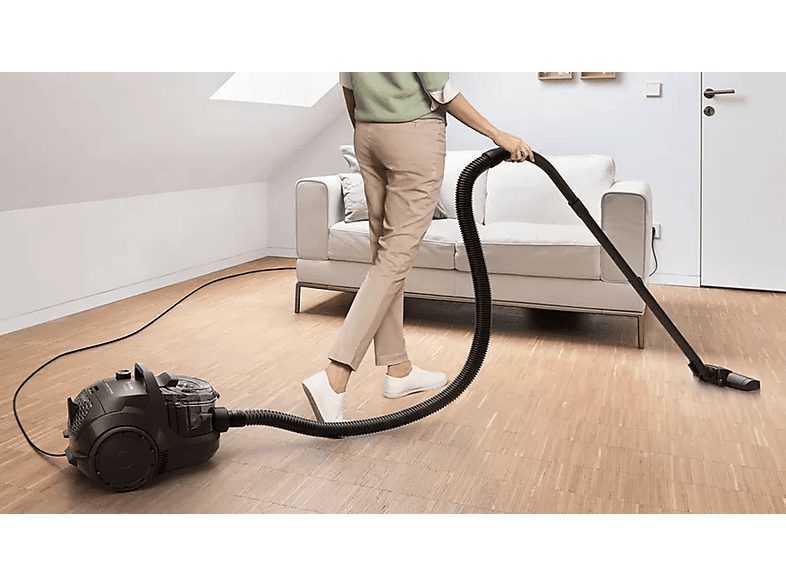 Aspirador con bolsa - BOSCH BGC21X300, 550 W, Depósito 2 l, Negro — foto 7