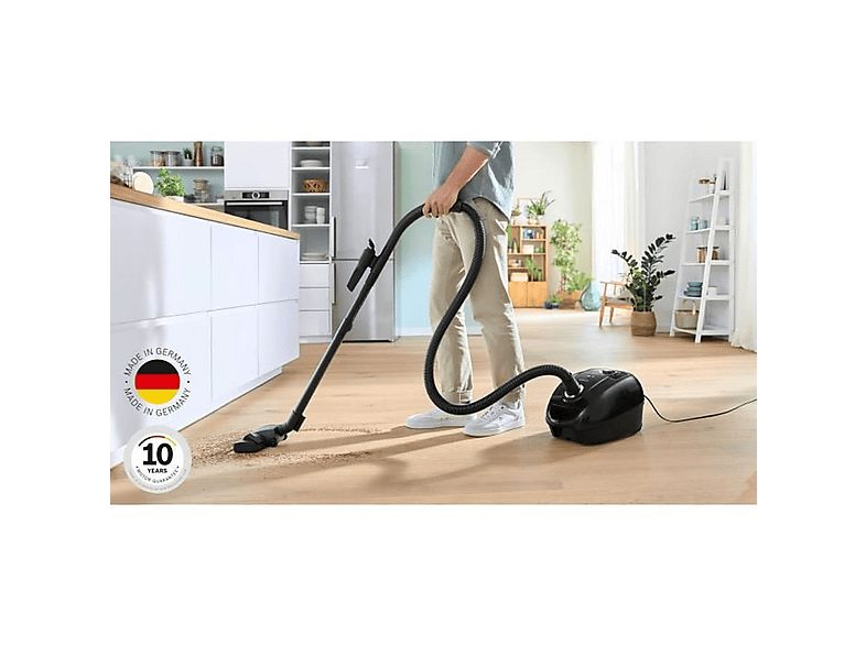 Aspirador con bolsa - BOSCH BGL38BA2H, 600 W, Depósito 4 l, Negro — foto 5
