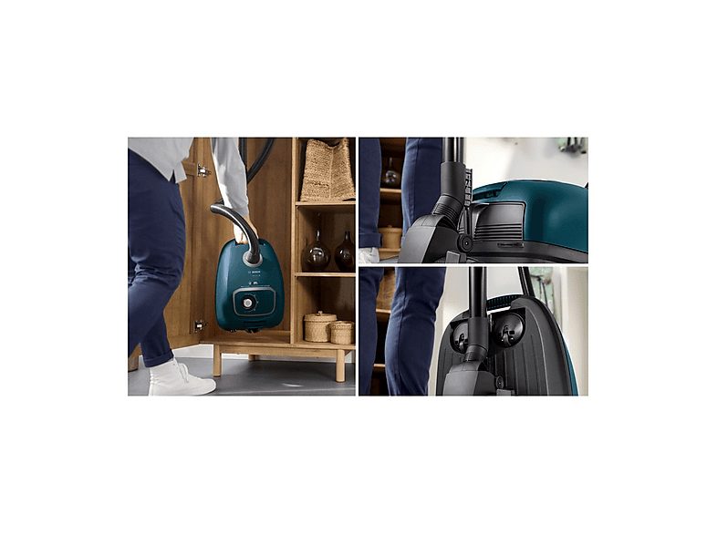 Aspirador con bolsa - BOSCH BGL41FAM1H, 700 W, Depósito 4 l, Blanco — foto 2