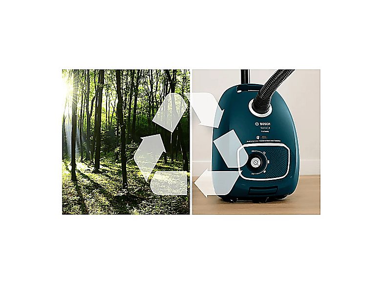 Aspirador con bolsa - BOSCH BGL41FAM1H, 700 W, Depósito 4 l, Blanco — foto 6