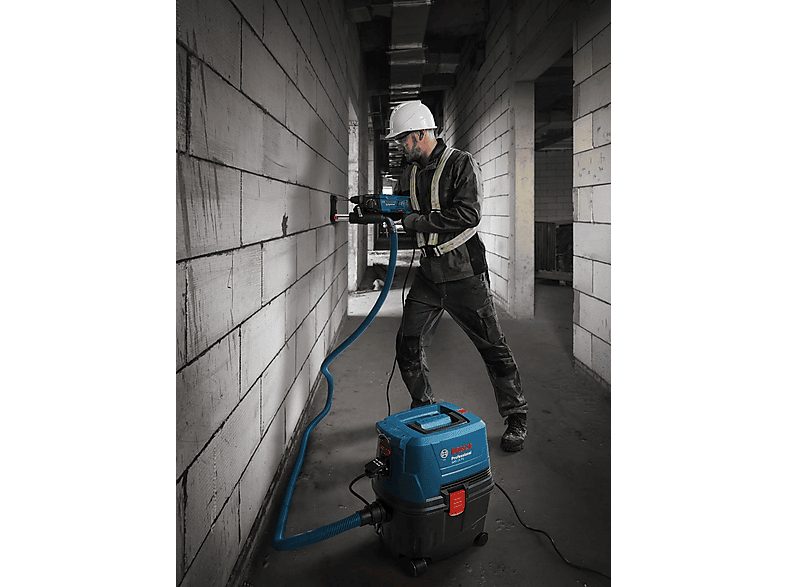 Aspirador con bolsa - BOSCH PROFESSIONAL 06019E5100, 1100 W, Depósito 25 l, Multicolor — foto 2