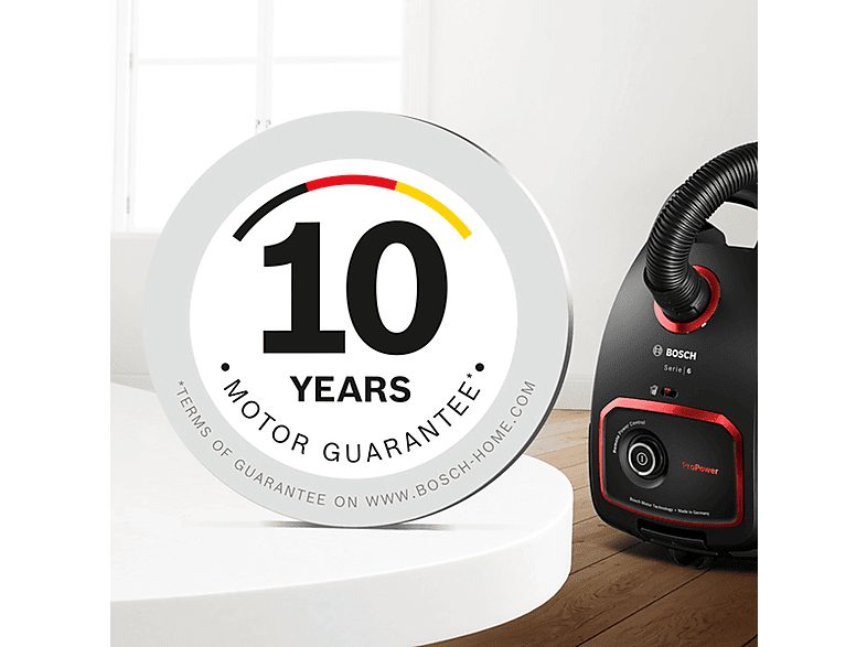 Aspirador con bolsa - BOSCH ProPower, 850 W, Depósito 1 l, Negro — foto 4