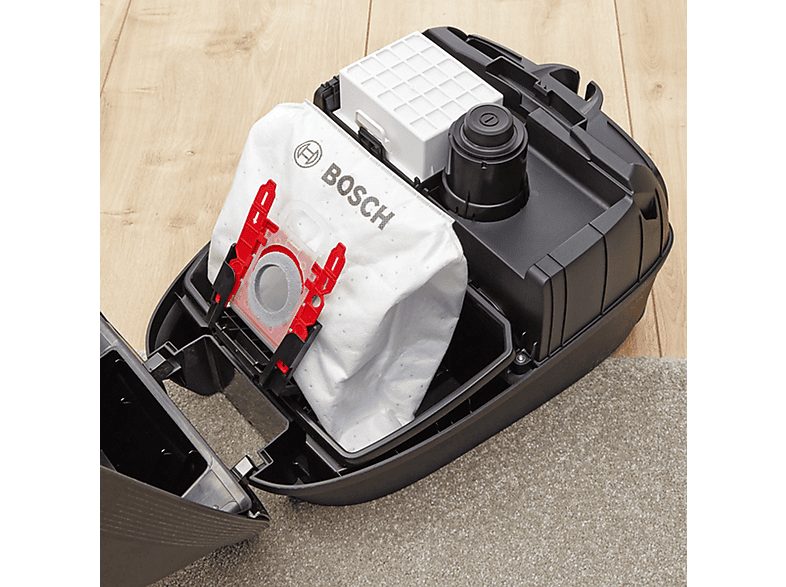 Aspirador con bolsa - BOSCH ProPower, 850 W, Depósito 1 l, Negro — foto 7