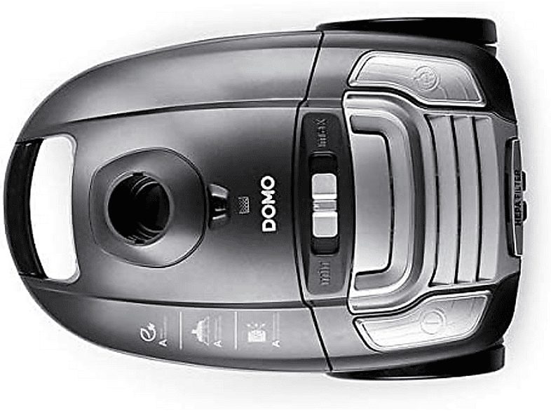 Aspirador con bolsa - DOMO DO7285S, 700 W, Potencia de succión 700 W, Depósito 3 l, Negro — foto 5