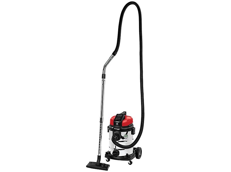 EINHELL Aspirador con bolsa - EINHELL 2342354, 2600 W, Depósito 25 l, Negro, Rojo, Blanco