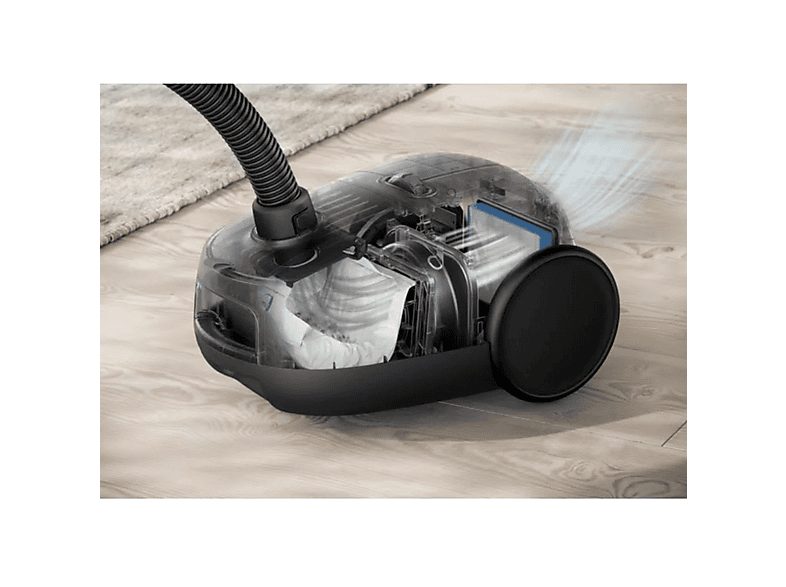 Aspirador con bolsa - ELECTROLUX 43137840, 750 W, Depósito 3,5 l, Gris — foto 7