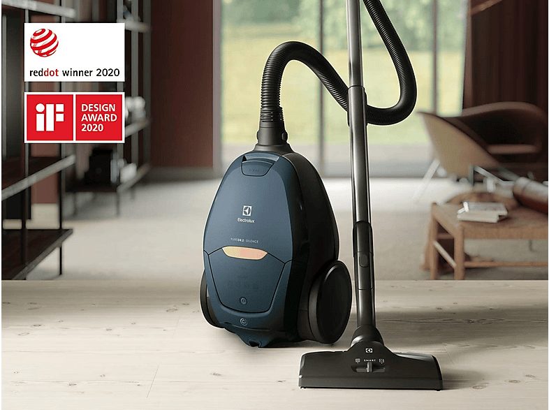 Aspirador con bolsa - ELECTROLUX 900 401 106, 600 W, Potencia de succión 600 W, Depósito 3,5 l, Azul — foto 3