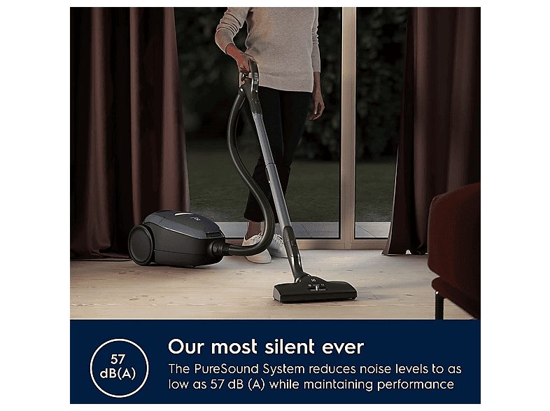 Aspirador con bolsa - ELECTROLUX 900 401 106, 600 W, Potencia de succión 600 W, Depósito 3,5 l, Azul — foto 5