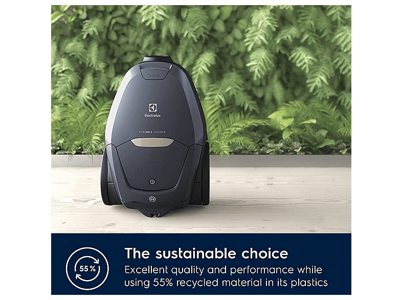 Aspirador con bolsa - ELECTROLUX 900 401 106, 600 W, Potencia de succión 600 W, Depósito 3,5 l, Azul — foto 6