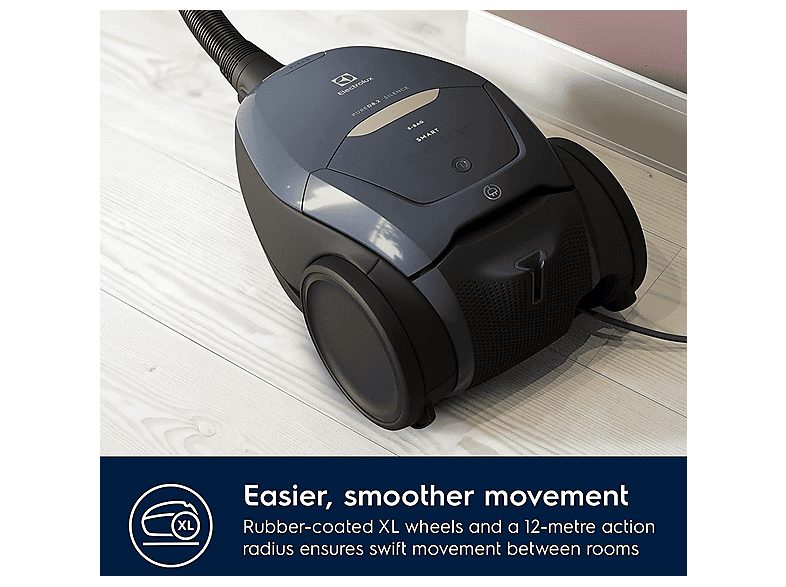 Aspirador con bolsa - ELECTROLUX 900 401 106, 600 W, Potencia de succión 600 W, Depósito 3,5 l, Azul — foto 7