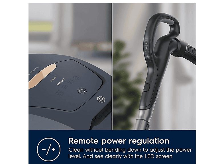 Aspirador con bolsa - ELECTROLUX 900 401 106, 600 W, Potencia de succión 600 W, Depósito 3,5 l, Azul — foto 9