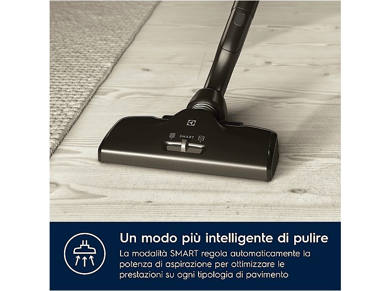Aspirador con bolsa - ELECTROLUX 900 401 111, 600 W, Depósito 3,5 l, Negro — foto 5