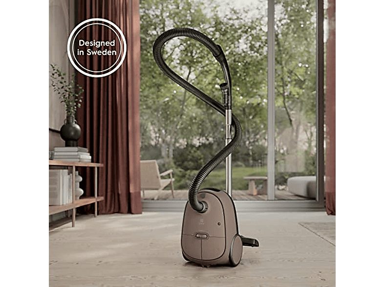 Aspirador con bolsa - ELECTROLUX EB61C3WBL, 850 W, Potencia de succión 232 AirWatt, Depósito 3,5 l, Oro — foto 4