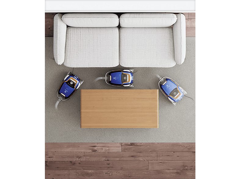 Aspirador con bolsa - ELECTROLUX EUOC94DB, 850 W, Depósito 5 l, Negro — foto 6