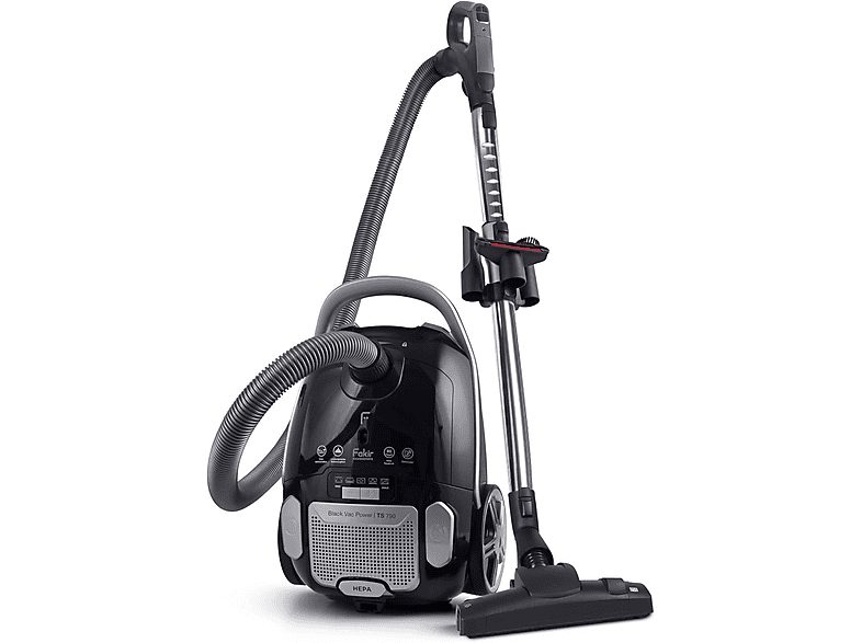 FAKIR Aspirador con bolsa - FAKIR TS 790, 800 W, Depósito 3 l, Negro