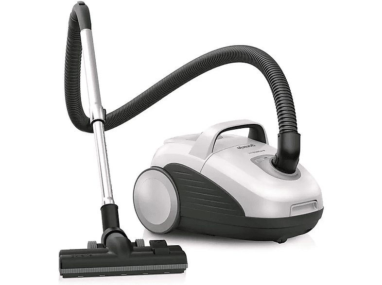 GORENJE Aspirador con bolsa - GORENJE VCEA21GLW, 700 W, Potencia de succión 700 W, Depósito 3 l, Blanco