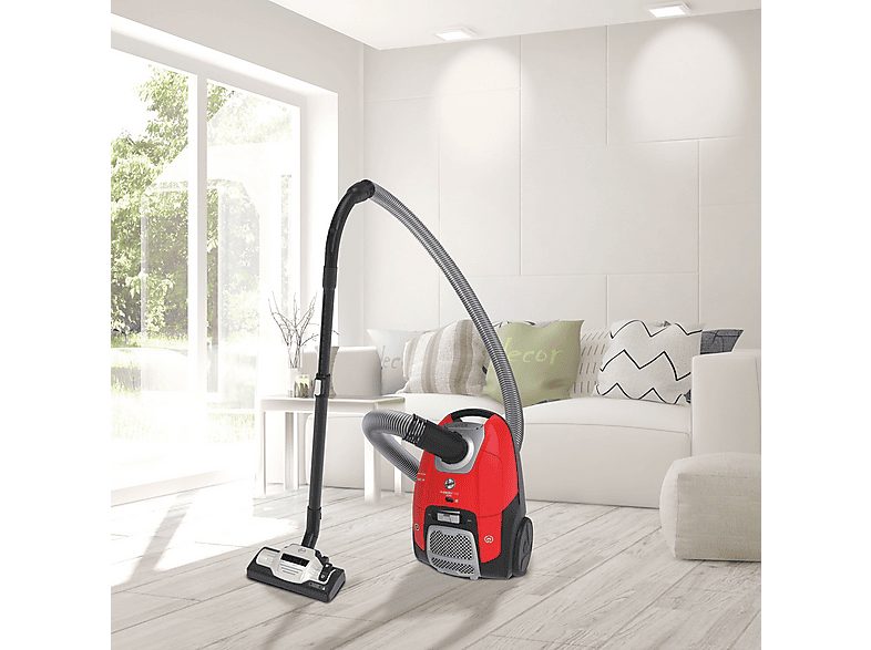 Aspirador con bolsa - HOOVER 39002267, 700 W, Depósito 3,5 l, Rojo — foto 9