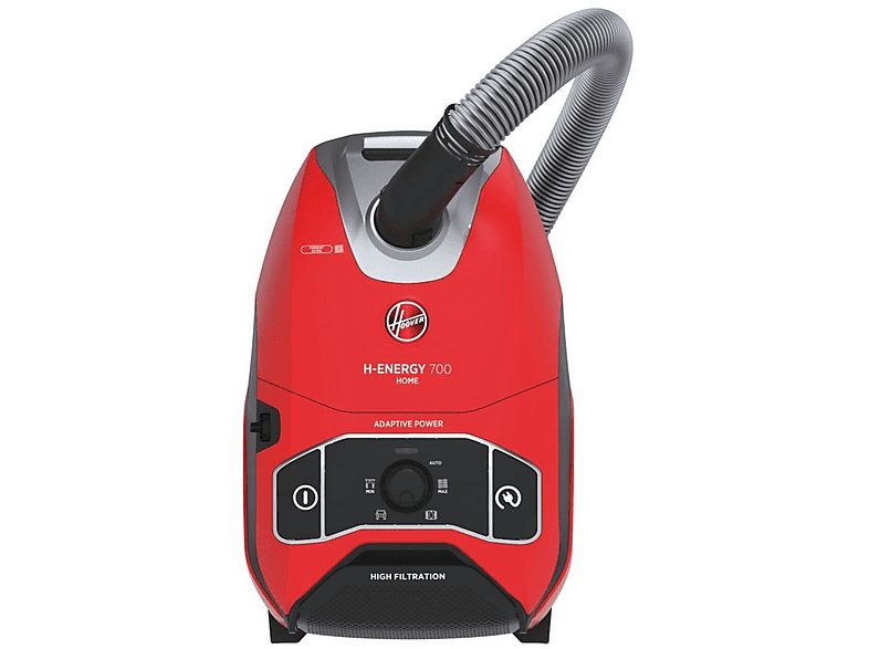 Aspirador con bolsa - HOOVER 39002268, 850,00 W, Depósito 6,00 l, Rojo