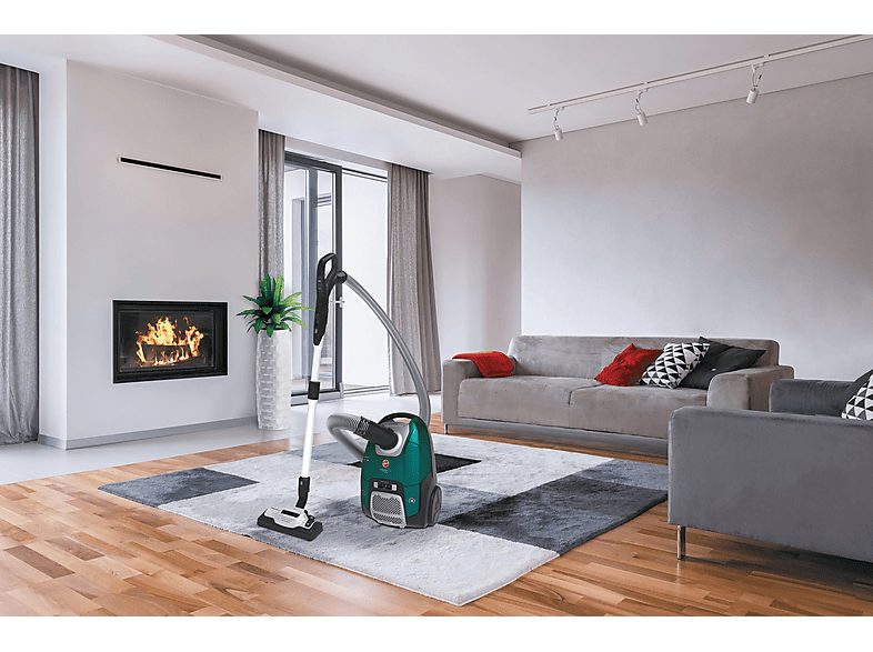 Aspirador con bolsa - HOOVER 39002271, 700 W, Depósito 3,5 l, Verde — foto 7