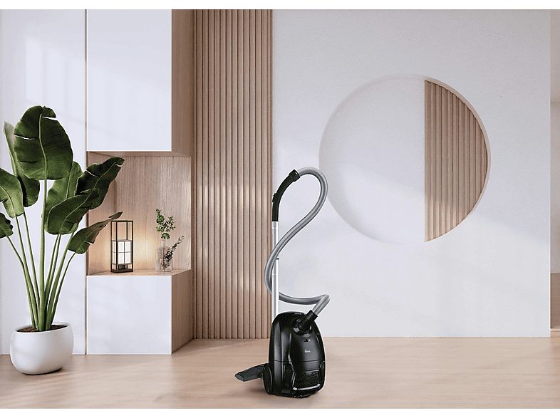 Aspirador con bolsa - HOOVER HE105HM 011, 700 W, Depósito 2,5 l, Negro — foto 5