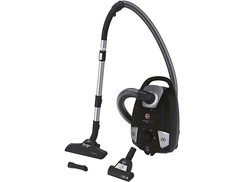 Aspirador con bolsa - HOOVER HE320PET 011, 850 W, Depósito 3,5 l, Negro — foto 2