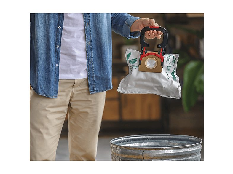 Aspirador con bolsa - HOOVER HE320PET 011, 850 W, Depósito 3,5 l, Negro — foto 8