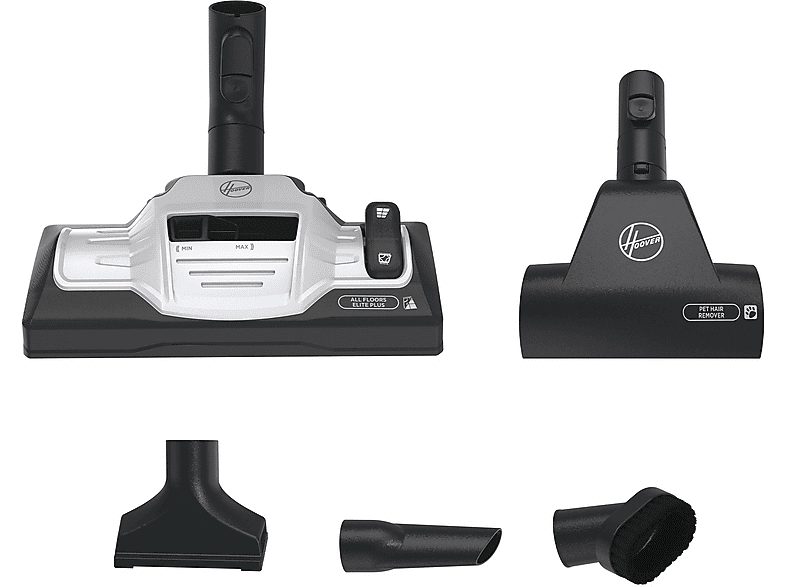 Aspirador con bolsa - HOOVER HE520PET 011, 700 W, Potencia de succión 61 W, Depósito 3,5 l, Negro — foto 2