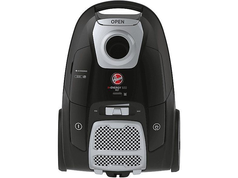 Aspirador con bolsa - HOOVER HE520PET 011, 700 W, Potencia de succión 61 W, Depósito 3,5 l, Negro — foto 3