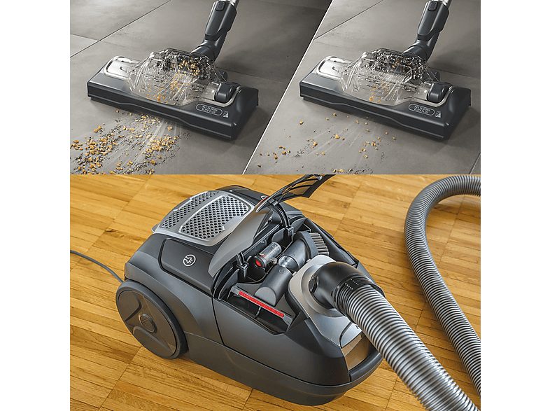 Aspirador con bolsa - HOOVER HE520PET 011, 700 W, Potencia de succión 61 W, Depósito 3,5 l, Negro — foto 4