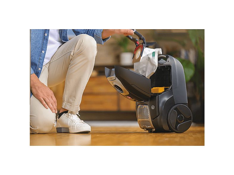 Aspirador con bolsa - HOOVER HE520PET 011, 700 W, Potencia de succión 61 W, Depósito 3,5 l, Negro — foto 5