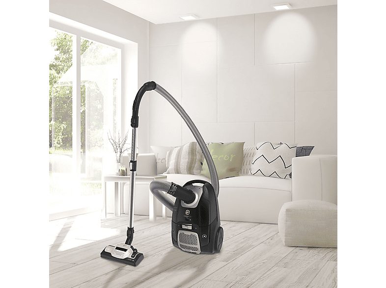 Aspirador con bolsa - HOOVER HE520PET 011, 700 W, Potencia de succión 61 W, Depósito 3,5 l, Negro — foto 9