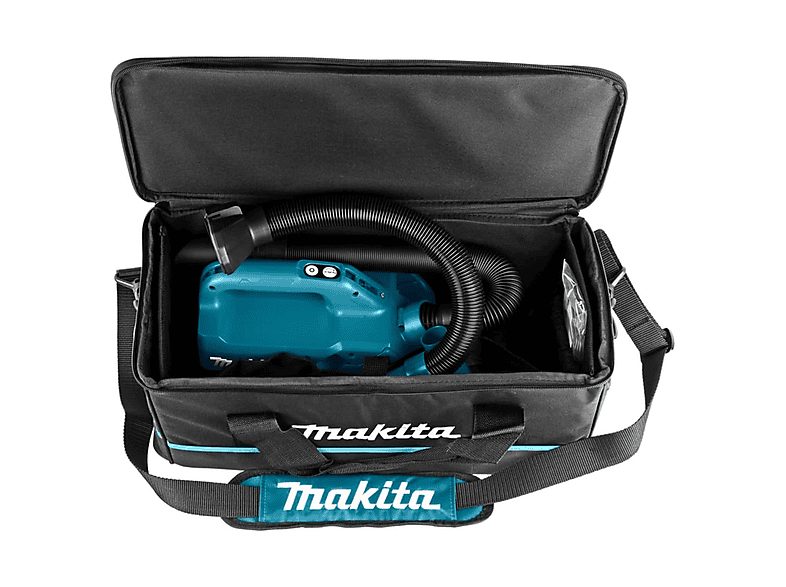Aspirador con bolsa - MAKITA CL121DZX, 28 W, Depósito 0,33 l, Azul — foto 8