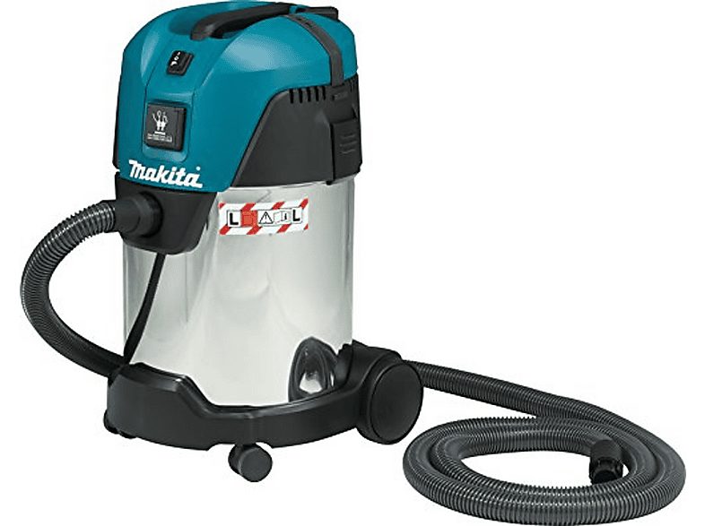 MAKITA Aspirador con bolsa - MAKITA VC3011L, 0 W, Depósito 23 l, Negro