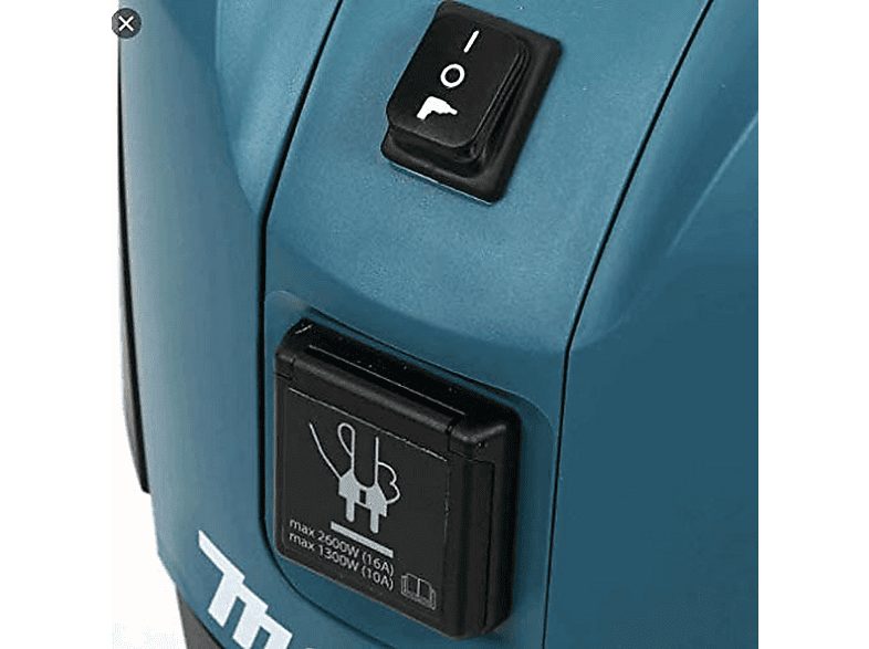 Aspirador con bolsa - MAKITA VC3011L, 0 W, Depósito 23 l, Negro — foto 3