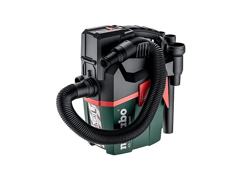 Aspirador con bolsa - METABO 602028850, 18 W, Depósito 6 l, Negro — foto 5