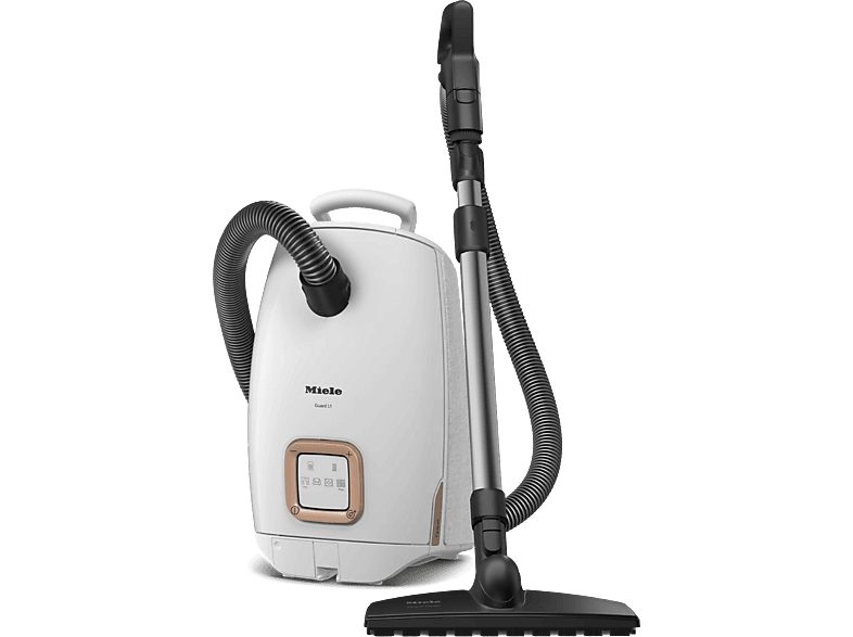 Aspirador con bolsa - Miele Guard L1 Parquet, 890W, Depósito 3.5l, Limpieza Delicada de Suelos Duros, Brilliant White