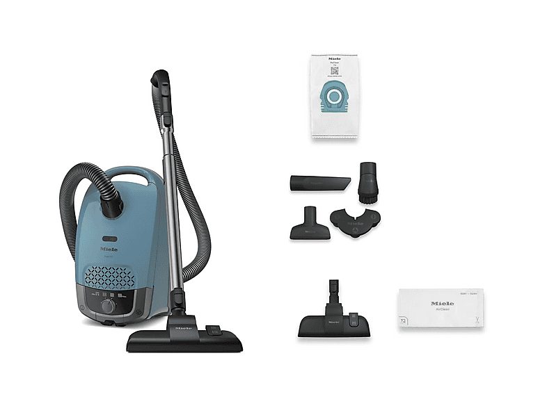 Aspirador con bolsa - Miele Guard S1, 890 W, 3.5 l, Ajuste altura, HyClean Pure, Azul Nórdico — foto 2