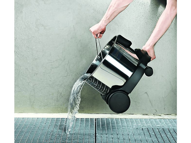 Aspirador con bolsa - NILFISK 107406603, 1000 W, Depósito 20 l, Inox — foto 4