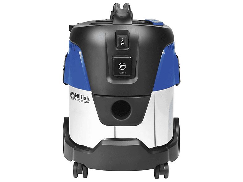 Aspirador con bolsa - NILFISK 107406603, 1000 W, Depósito 20 l, Inox — foto 6