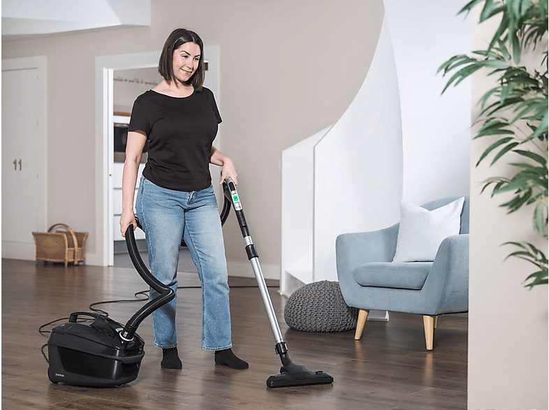 Aspirador con bolsa - NILFISK 128350551, 650 W, Potencia de succión 280 AirWatt, Depósito 3,6 l, Negro — foto 8