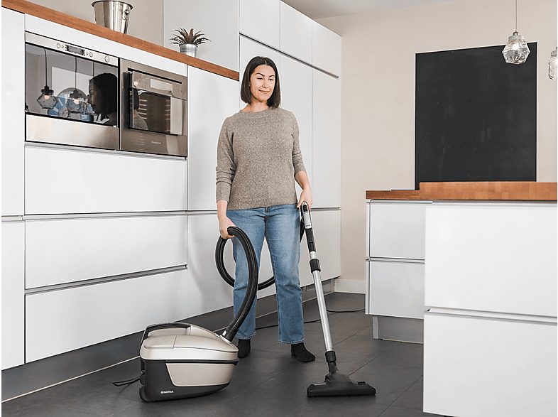 Aspirador con bolsa - NILFISK 128350552, 650 W, Potencia de succión 280 AirWatt, Depósito 3,6 l, Champagne — foto 5