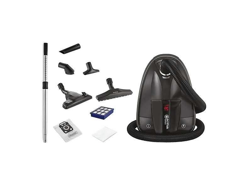 Aspirador con bolsa - NILFISK 128350612, 650 W, Potencia de succión 270 AirWatt, Depósito 3,1 l, Negro — foto 4